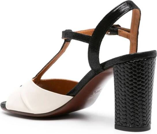 Chie Mihara Biagio 75mm leather sandals Black