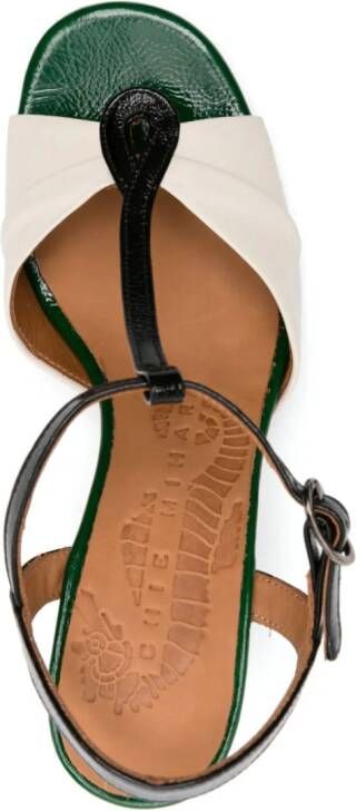 Chie Mihara Biagio 90mm leather sandals Neutrals