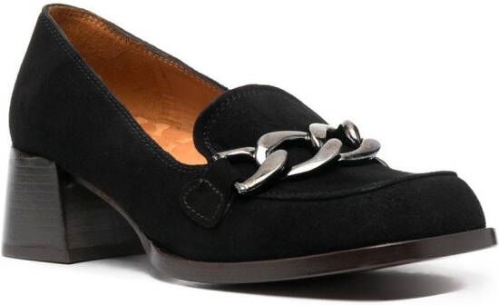 Chie Mihara chain-detail loafers Black