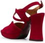 Chie Mihara Cosa 110mm suede sandals Red - Thumbnail 3