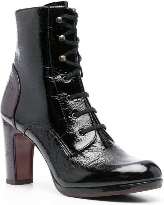 Chie Mihara Criseida 100mm leather boots Black
