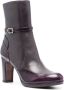 Chie Mihara Custor 100mm leather boots Purple - Thumbnail 2
