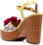 Chie Mihara Dini Jepp woven-platform sandals Yellow - Thumbnail 3