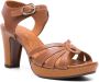 Chie Mihara Elati 90mm leather sandals Brown - Thumbnail 2