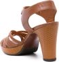Chie Mihara Elati 90mm leather sandals Brown - Thumbnail 3