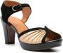 Chie Mihara Eria 90mm suede sandals Black - Thumbnail 2