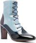 Chie Mihara Eydi 90mm leather boots Blue - Thumbnail 2