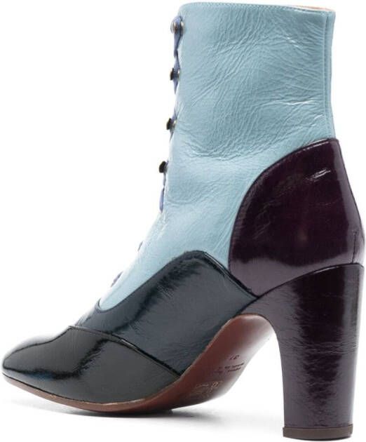 Chie Mihara Eydi 90mm leather boots Blue