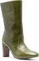 Chie Mihara Eyta 85mm leather boots Green - Thumbnail 2