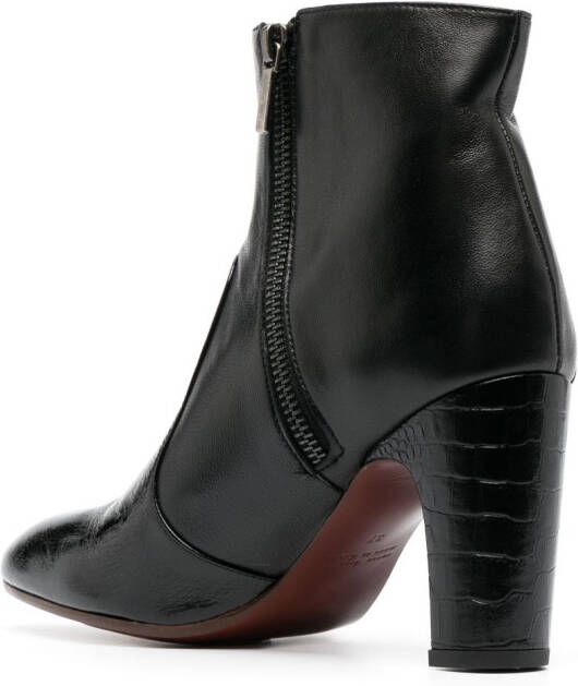 Chie Mihara Ezapi 90mm zip-detailed leather boots Black