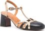 Chie Mihara Fendi 75mm leather pumps Gold - Thumbnail 2