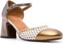 Chie Mihara Fiza 55mm leather pumps Gold - Thumbnail 2