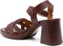 Chie Mihara Gaura 55mm leather sandals Brown - Thumbnail 3