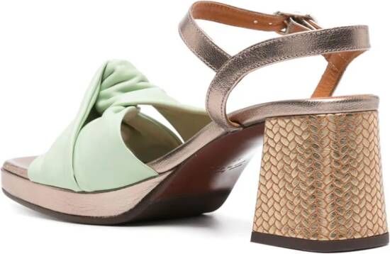 Chie Mihara Gelia 55mm leather sandals Green