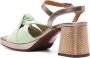 Chie Mihara Gelia 55mm leather sandals Green - Thumbnail 3