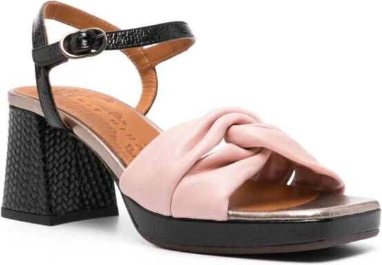 Chie Mihara Gelia 55mm leather sandals Pink