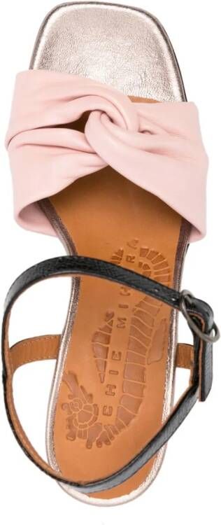 Chie Mihara Gelia 55mm leather sandals Pink