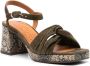 Chie Mihara Gelia 55mm suede sandals Green - Thumbnail 2