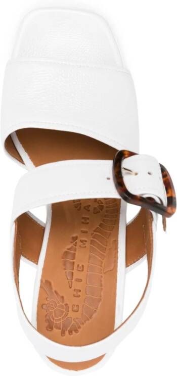 Chie Mihara Ginka 55mm leather sandals White