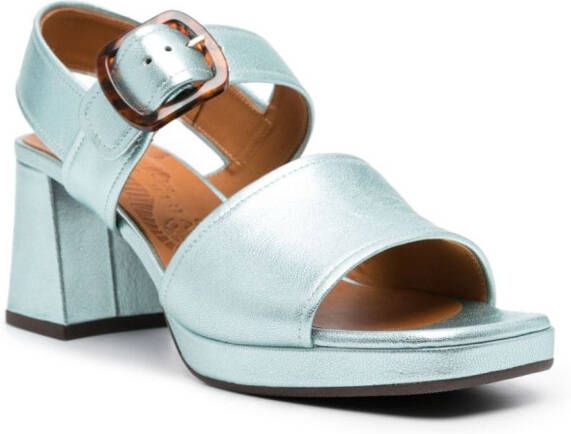 Chie Mihara Ginka 75mm leather sandals Blue