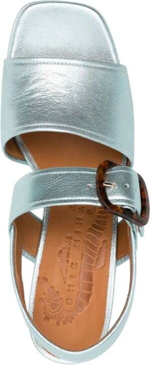 Chie Mihara Ginka 75mm leather sandals Blue
