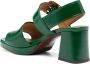 Chie Mihara Ginka 75mm leather sandals Green - Thumbnail 3