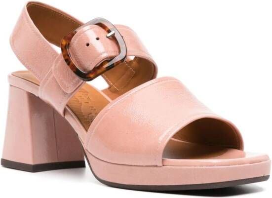 Chie Mihara Ginka 75mm leather sandals Pink