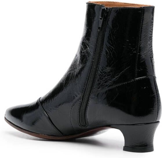 Chie Mihara Heyu 45mm pointed-toe boots Black