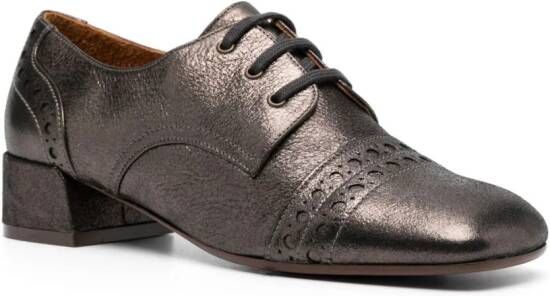 Chie Mihara Ikane 40mm lace-up leather brogues Grey