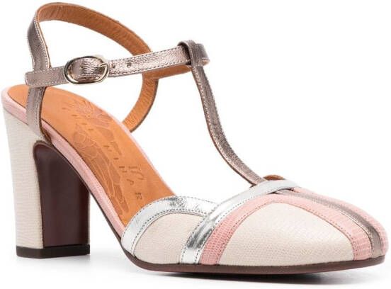 Chie Mihara Inma 85mm round-toe sandals Pink