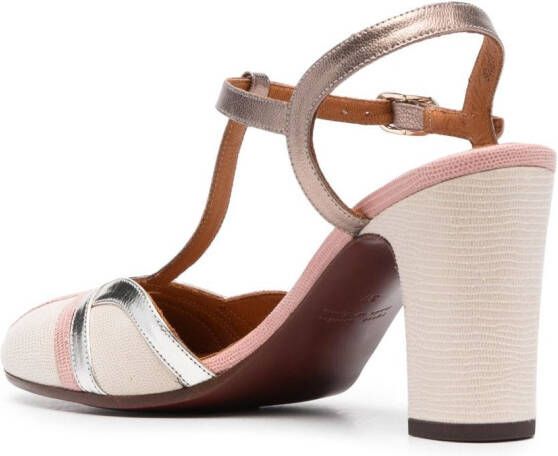 Chie Mihara Inma 85mm round-toe sandals Pink