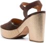 Chie Mihara Jerick suede platform sandals Brown - Thumbnail 3