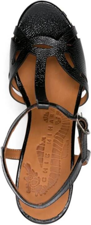 Chie Mihara Jinga 120mm leather sandals Black