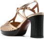 Chie Mihara Kegy 92mm leather sandals Gold - Thumbnail 3