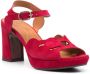 Chie Mihara Kei 85mm cut-out sandals Red - Thumbnail 2