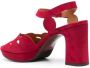 Chie Mihara Kei 85mm cut-out sandals Red - Thumbnail 3