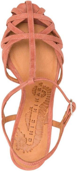 Chie Mihara Keiko strappy sandals Orange