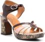Chie Mihara Kelati 85mm leather sandals Brown - Thumbnail 1