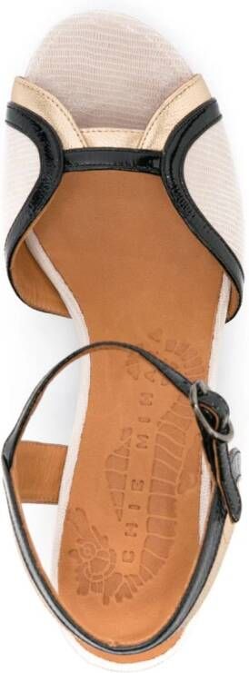 Chie Mihara Keny leather sandals Neutrals