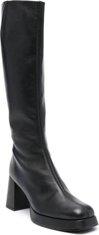 Chie Mihara Kery 100mm leather boots Black