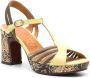 Chie Mihara Kija 70mm leather sandals Green - Thumbnail 2