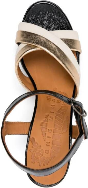 Chie Mihara Kinyol 90mm leather sandals Neutrals
