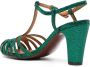 Chie Mihara Ku-Quenu 90mm caged sandals Green - Thumbnail 3