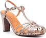 Chie Mihara Ku-Quenu 90mm leather sandals Gold - Thumbnail 2