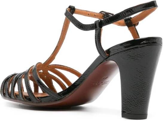 Chie Mihara Ku-Quenu caged sandals Black