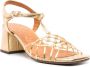 Chie Mihara Lantes 65mm leather sandals Gold - Thumbnail 2