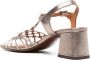 Chie Mihara Lantes 65mm leather sandals Silver - Thumbnail 3