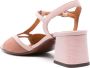 Chie Mihara Lipe 65mm suede sandals Pink - Thumbnail 3