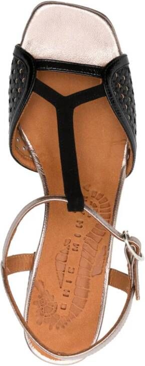 Chie Mihara Lipico 60mm leather sandals Black