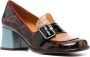 Chie Mihara Meisin 70mm leather loafer Brown - Thumbnail 2